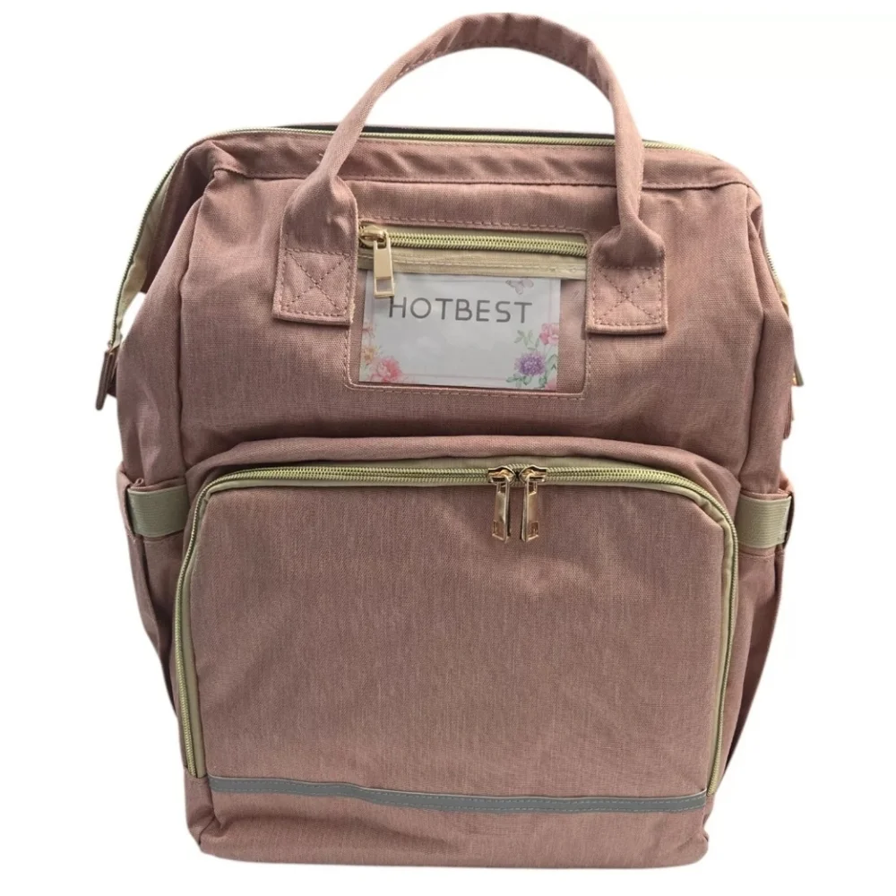 Diaper Bag Backpack Large Baby Changing Bag w Pullout Station And USB